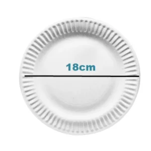 Nová Kolekce Talíř kulatý 18 cm papírový 100ks