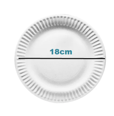 Nová Kolekce Talíř kulatý 18 cm papírový 100ks