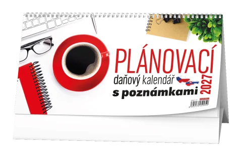Kalendář stolní pracovní plánovací daňový s poznámkami BSN7 Cenově Výhodný