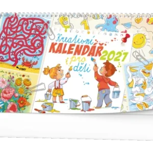 Kalendář stolní žánrový čtrnáctidenní Kreativní kalendář pro děti BSE6 Speciální Cena