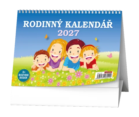 Kalendář stolní žánrový týdenní Rodinný BSI1 Ihned K Objednání