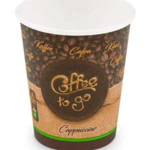 Výprodej Kelímek papírový "Coffee to go" hnědý 420ml/50ks