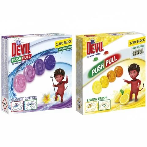Novinka Devil WC gelPush Pull Gel mix 2x20 gr