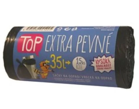 Akce Sáček do koše 35l/15ks LDPE extra pevné