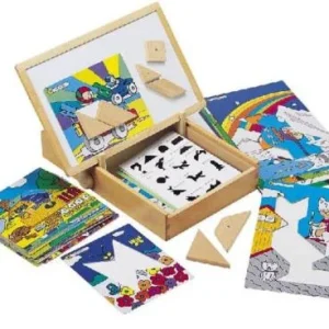 Hra Skládej tvary do obrázků Tangram magnetický Expresní Doručení