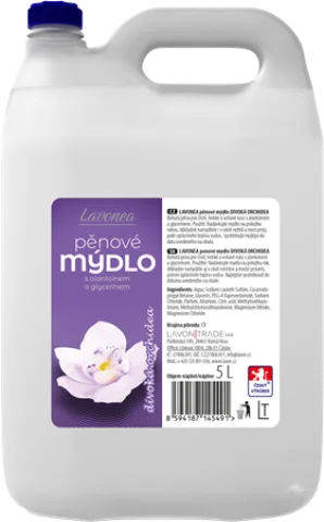 Mýdlo pěnové LAVON 5l bílé divoká orchidea Nejlepší Volba