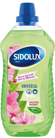 Sidolux Soda Power čistič PVC, dlažba 1l Zelený čaj s květy třešní Must-Have