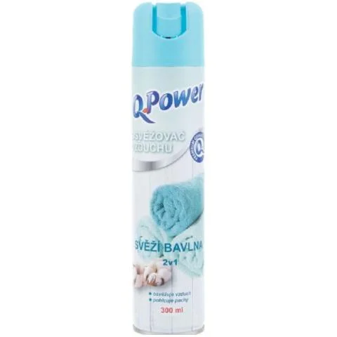 Časově Omezené Osvěžovač vzduchu Q Power bavlna 300ml