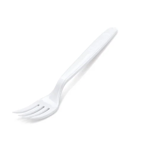 Vidlička bílá PP 18,5cm/50ks Akce