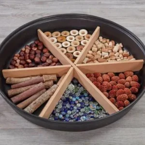 Vrácení Zdarma Dřevěný rozdělovač pro hluboký senzorický tác Tuff Tray
