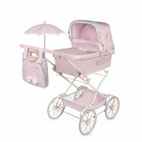 Skládací kočárek pro panenky se slunečníkem a doplňky Sophie - 90 cm Víkendová Akce