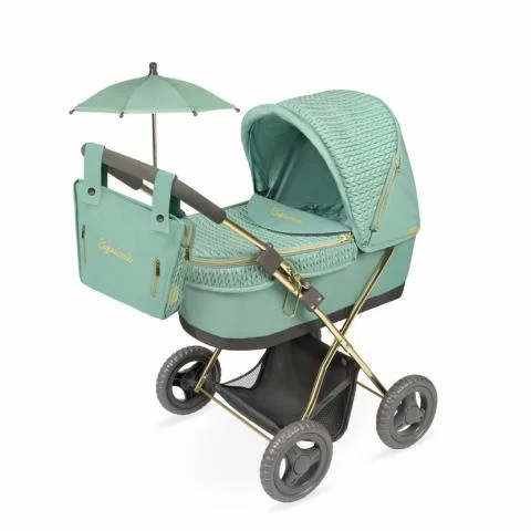 Skládací kočárek pro panenky se slunečníkem a taškou Capriccio - 60cm Cenový Hit