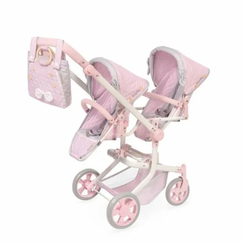 Oblíbený Skládací kočárek pro dvojčata panenky s taškou Sophie - 91 cm