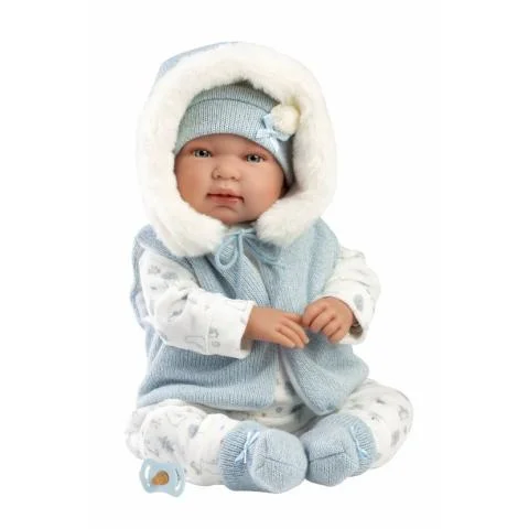 Akce Panenka NEW BORN 44cm miminko kluk mluvící a plačící