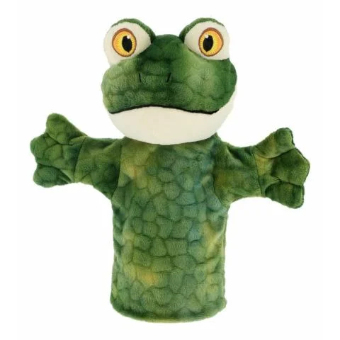 Plyšový maňásek na ruku 27cm - žabka Jen Po Omezenou Doba