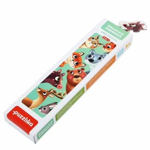 Nová Kolekce Naučné puzzle 8 dílků Lesní zvířata