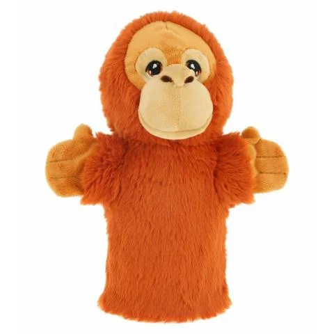 Cenově Výhodný Plyšový maňásek na ruku 27cm - orangutan