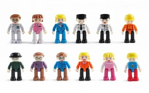 Magnetické figurky GEM - Zábavné profese 7cm/12ks Super Cena