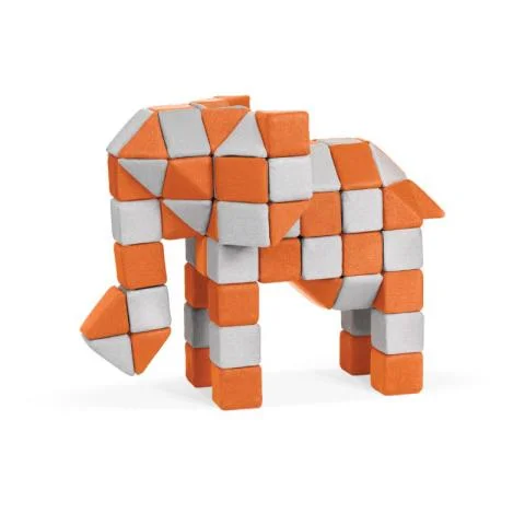 Magnetická stavebnice JollyHeap Creative set 100ks/ 4 tvary kostek Levný