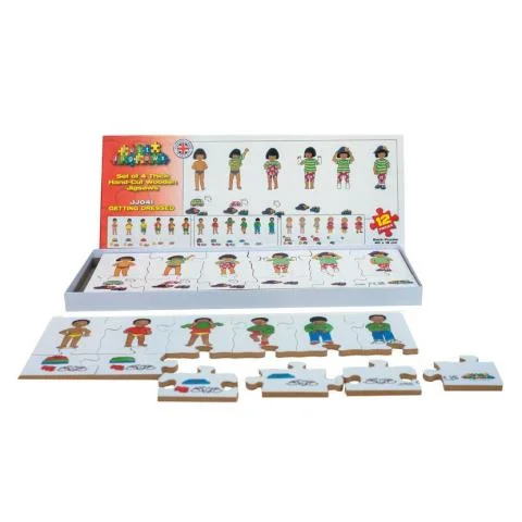 Pouze Dnes Oblékání - náučné puzzle 4x12 dílků