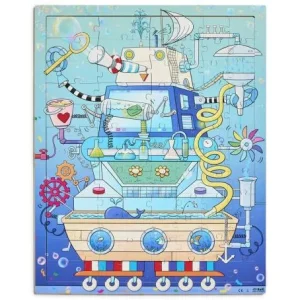 Vzdělávací puzzle vodní stroj 72dílků Poslední Šance
