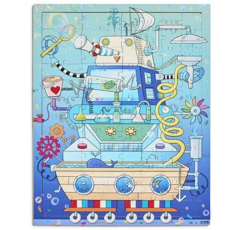 Vzdělávací puzzle vodní stroj 72dílků Poslední Šance