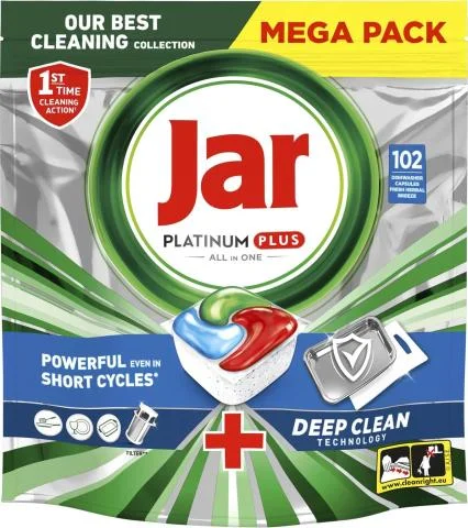 Vrácení Zdarma Tablety do myčky JAR Platinum 102ks