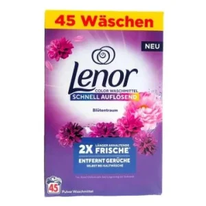 Prášek na praní Lenor 2,25kg/45PD na barevné box Originální