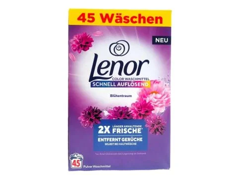 Prášek na praní Lenor 2,25kg/45PD na barevné box Originální