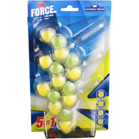Levný WC závěs Five Force kuličky 3ks/bal citron