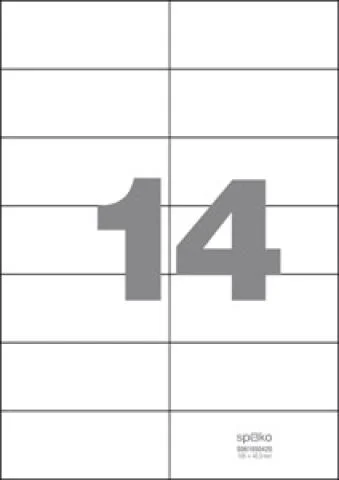 Horká Nabídka Etikety samolep. A4/ 105x42,3/100 listů