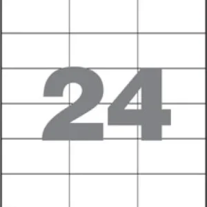 Etikety samolep. A4/ 70x36/100 listů Přímo Od Výrobce
