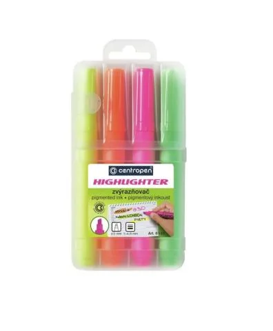 Akční Cena Zvýrazňovač Centropen 8552/4ks