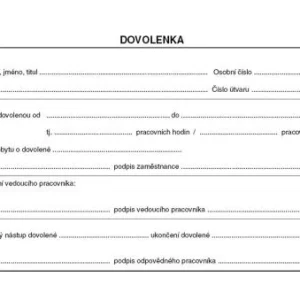 Dovolenka Baloušek A6 ET075 - nepropisující Levný