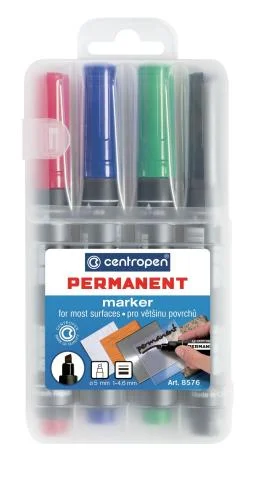 Značkovač Centropen 8576/4ks seřízlý Výhodná Nabídka