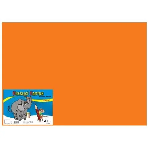 Kreslicí karton A1/180g/10lis oranžová Finální Výprodej