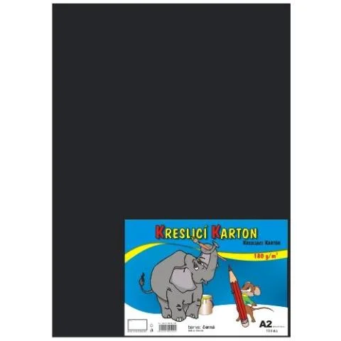 Zlevněný Kreslicí karton A2/180g/10lis černá