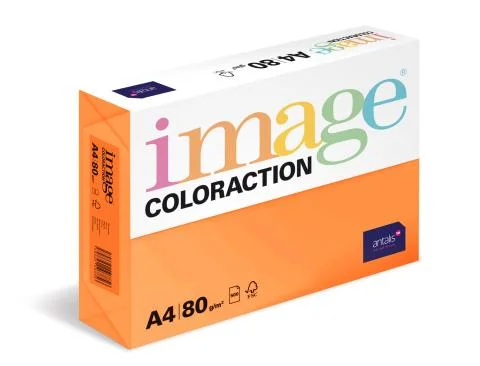 Vysoce Kvalitní Papír barevný Color A4/80gr Acapulco neon oranžový