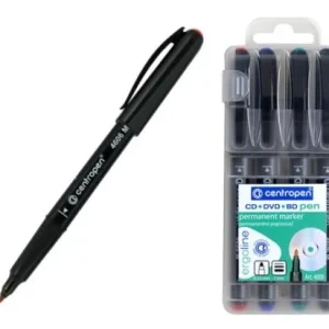 Popisovač Centropen 4606/4ks na CD Novinka