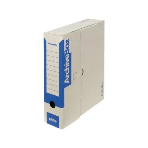 Box archivní plný 33x26x7,5 EMBA modrý Sezónní Sleva
