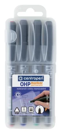 Popisovač Centropen 2636/4ks 0,6mm Zlevněný