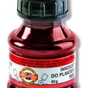 Inkoust červený Koh-i-noor 50gr Oblíbený