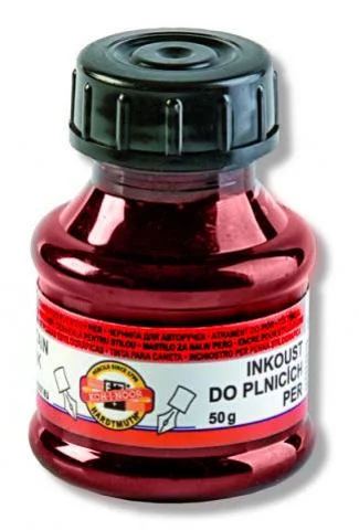 Inkoust červený Koh-i-noor 50gr Oblíbený