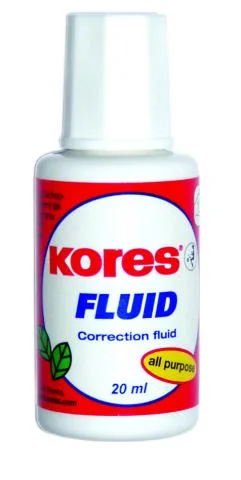 Korekční lak 20ml štěteček KORES Fluid Nakupujte Hned