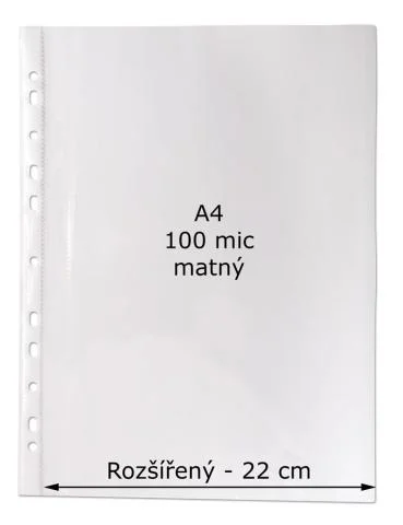 Přímo Od Výrobce Obal závěsný A4 extra rozšířený matný MAXI 100mi/50ks