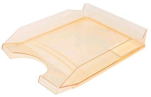 Sezónní Sleva Box stohovatelný plný transp. oranžový