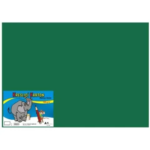 Kreslicí karton A1/180g/10lis tmavě zelená Rychlé Dodání