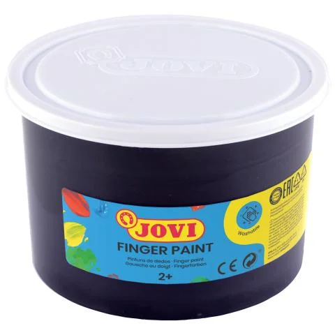 Prstové barvy JOVI 500ml černá - 56130 Poslední Šance