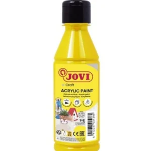 Barvy akrylové JOVI 250ml žlutá - 68002 Odeslání Ihned