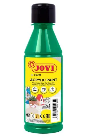 Vrácení Zdarma Barvy akrylové JOVI 250ml tm. zelená - 68019